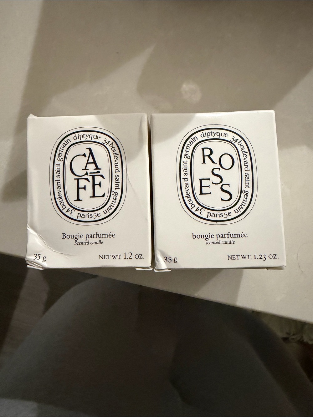 diptyque Café & Roses Scented Candles Duo